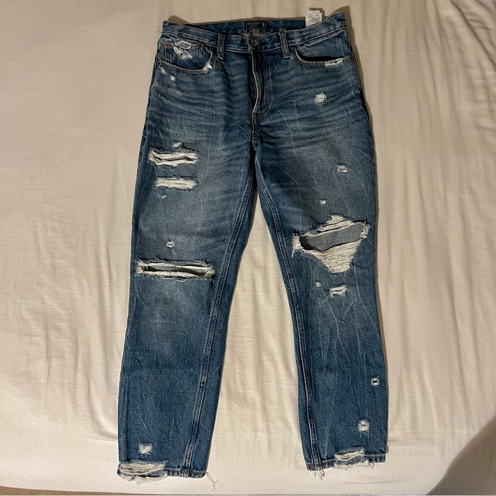 Abercrombie and Fitch High Rise Mom Jeans